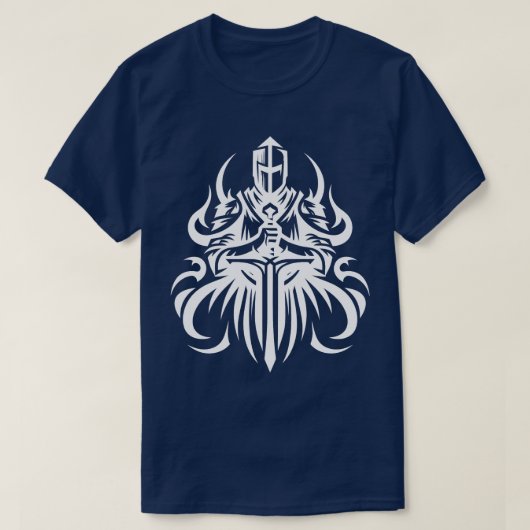 Crusader Knight T-shirt (Design voorkant)