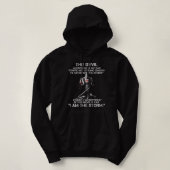Crusader Knight Templar Warriors of God ik ben de  Hoodie (Design voorkant)