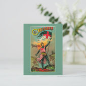 Crusader Tobacco Label Petersburg, VA Briefkaart (Staand voorkant)