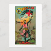 Crusader Tobacco Label Petersburg, VA Briefkaart (Voorkant)