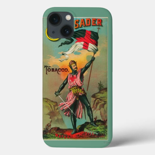 Crusader Tobacco Label Petersburg, VA Case-Mate iPhone Case (Achterkant)