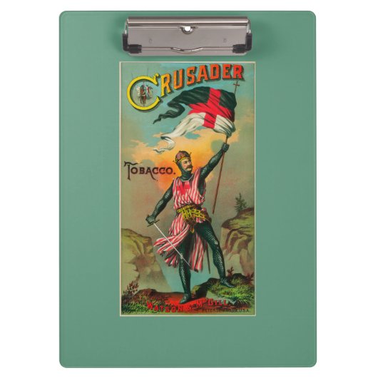 Crusader Tobacco LabelPetersburg, VA Klembord (Voorkant)