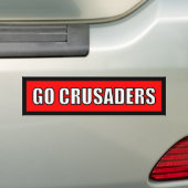 Crusaders - Black Red White Sticker (Op auto)