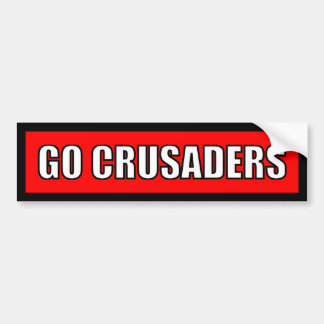 Crusaders - Black Red White Sticker