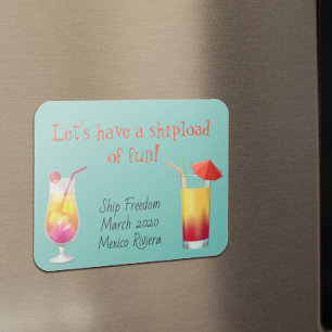 Cruse deur Stateroom Magnet Drinken Cocktails Magneet