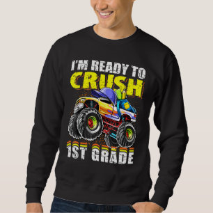 Crush 1st Grade Monster Truck-rugzak Terug naar Sc Trui