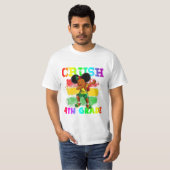 Crush 4e Grade Meisje Dabbing T-shirt (Voorkant volledig)