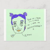 Crush | Afdrukken Briefkaart | #overhear (Voorkant)