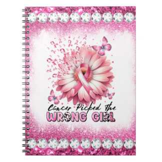 Crush Borstkanker Awareness Month Roze lint Notitieboek