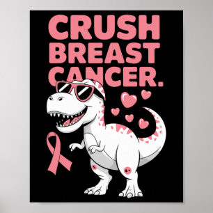 Crush Borstkanker Bewustzijn Maand Poster