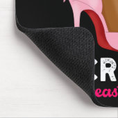 Crush Breast Cancer in oktober Draag we roze Black Muismat (Hoek)