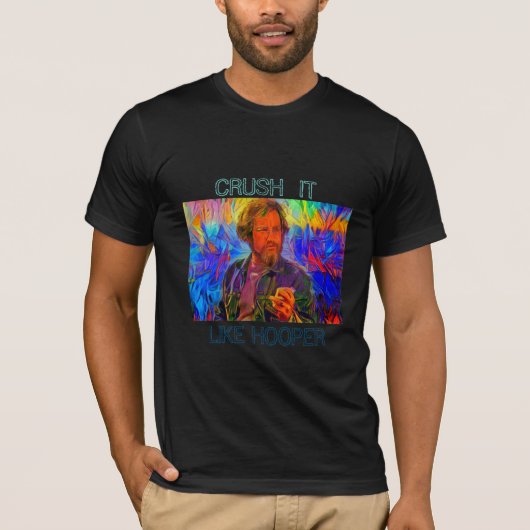 Crush it as Hooper Cup Jaws Matt Hooper T-Shirt (Voorkant)