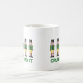 Crush It Nutcracker Funny kerstkoffie Mok (Center)