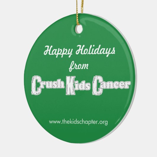 Crush Kinder Cancer Ornament (Links)
