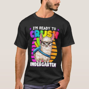 Crush Kleuter Llama Rugzak naar School T-shirt