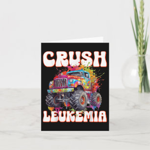 Crush Leukemie Bewustmaking Cure Blood Cancer Figh Kaart