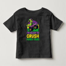 Crush Mardi Gras Monster Truck Dinosaur Trex Todd