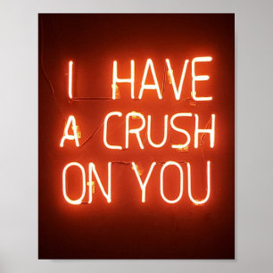 Crush op je poster