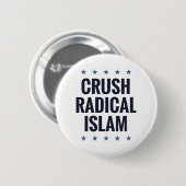 Crush Radicale Islam Ronde Button 5,7 Cm (Voorkant /achterkant)