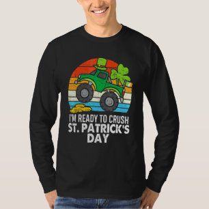 Crush St Patricks Day Monster Truck Toddler T-shirt