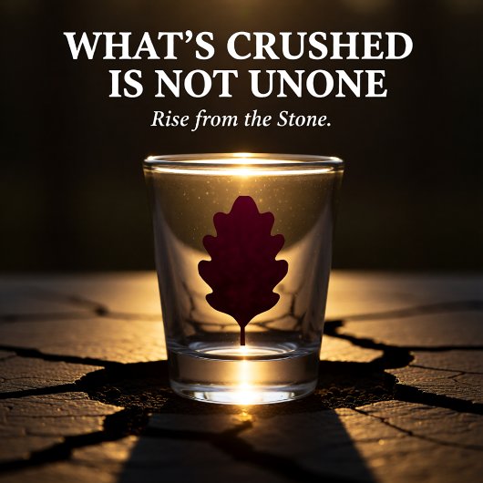 Crushed Bloom Shot Glas