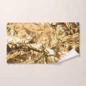 Crushed Golden Folds (Serviette à main)