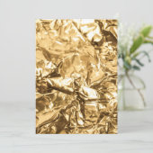 Crushed Golden Folds Kaart (Staand voorkant)