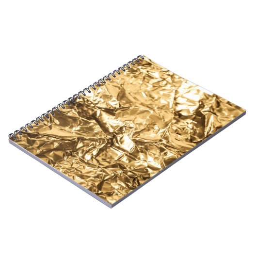 Crushed Golden Folds Notitieboek (Linkerzijde)