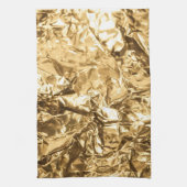 Crushed Golden Folds Theedoek (Verticaal)