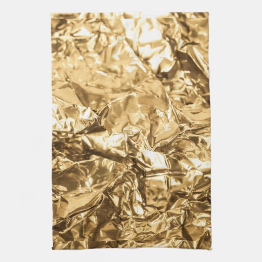 Crushed Golden Folds Theedoek (Verticaal)