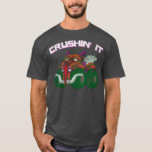 Crushin' Goblin Monster Truck  Retro250 T-shirt