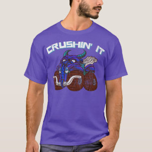 Crushin' Goblin Monster Truck  Retro T-shirt