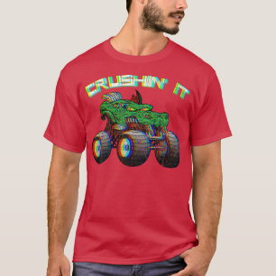 Crushin' Monster Truck Retro 267 T-shirt
