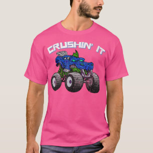 Crushin' Monster Truck  Retro 272 T-shirt