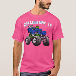 Crushin' Monster Truck Retro 272 T-shirt