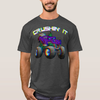 Crushin' Monster Truck Retro 274 T-shirt