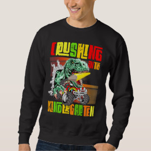 Crushing in Kindergarten Monster Truck Dinosaur Trui