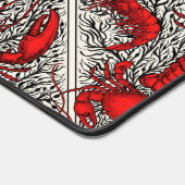 Crustacés en rouge, noir et ivoire (Coin)