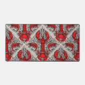 Crustacés en rouge, noir et ivoire (Recto)