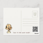 Crustique - Drôle Gym Carte Postale avec Nino & Ch (Dos)