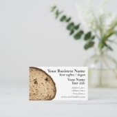 Crusty Brown Bread Loaf Baker Bread Shop Visitekaartje (Staand voorkant)