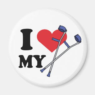 Crutch Love Magnet Magneet
