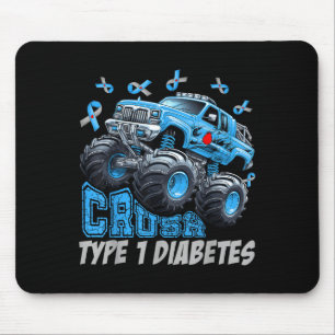 Cruype 1 Diabetes Awareness T1d Warrior Monster TR Muismat