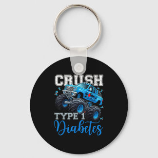 Cruype 1 Diabetes Awareness Warrior Monster Truck Sleutelhanger