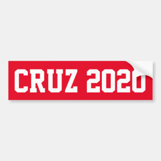 CRUZ 2020 - rood Bumpersticker