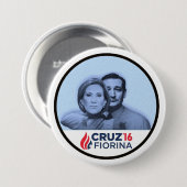 Cruz Fiorina '16 Ronde Button 7,6 Cm (Voorkant /achterkant)