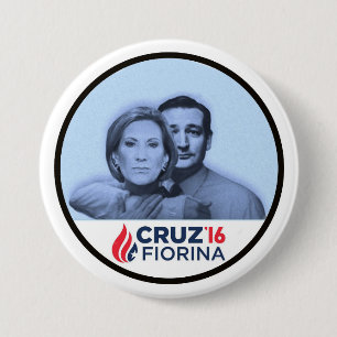 Cruz Fiorina '16 Ronde Button 7,6 Cm