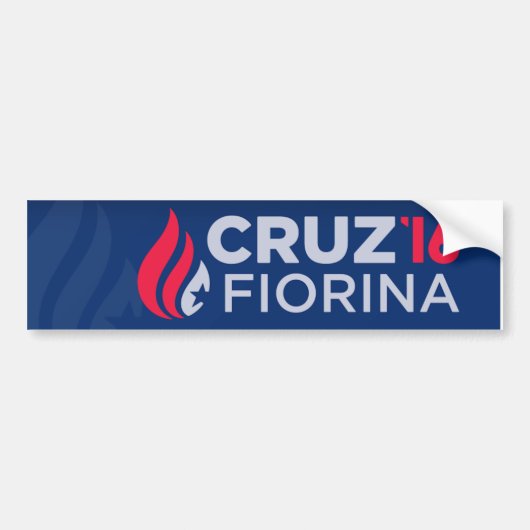 Cruz/Fiorina 2016 bumpersticker (Voorkant)