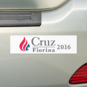 Cruz/Fiorina 2016 DISCOUNT bumper sticker (Op auto)