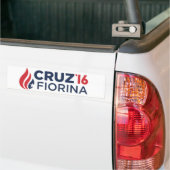 Cruz Fiorina Bumpersticker (Op Truck)